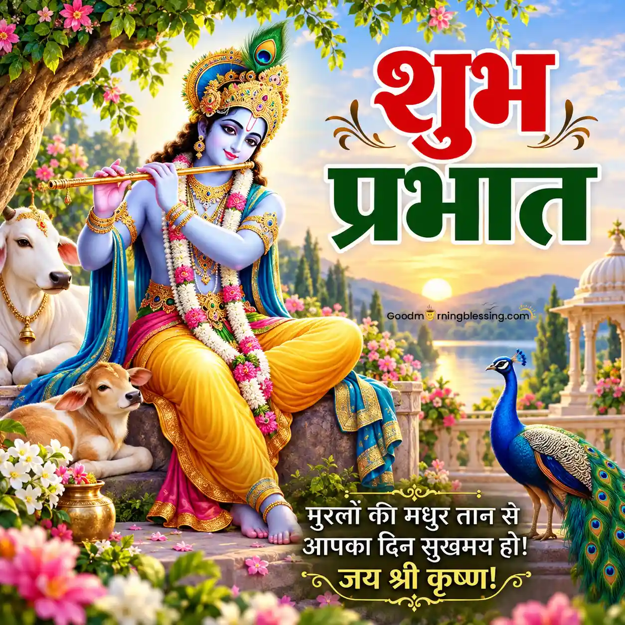 Krishna Good Morning Hindi