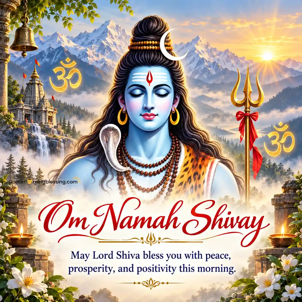 Mahadev Good Morning Om Namah Shivay