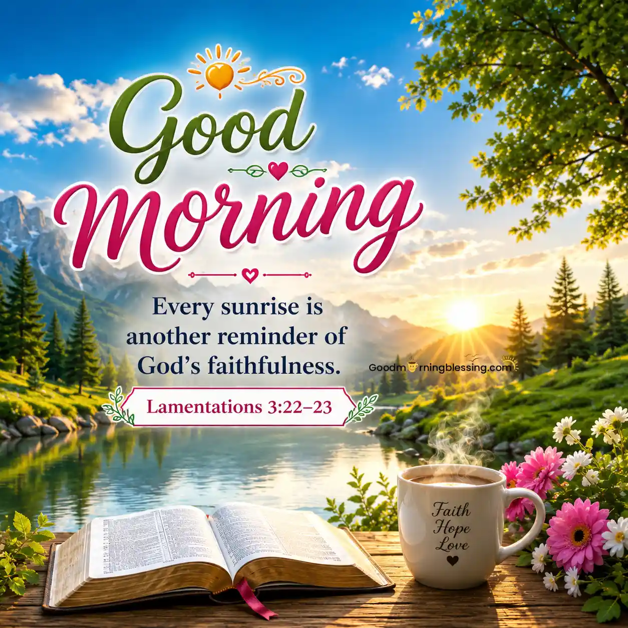 Monday Good Morning Bible Verses