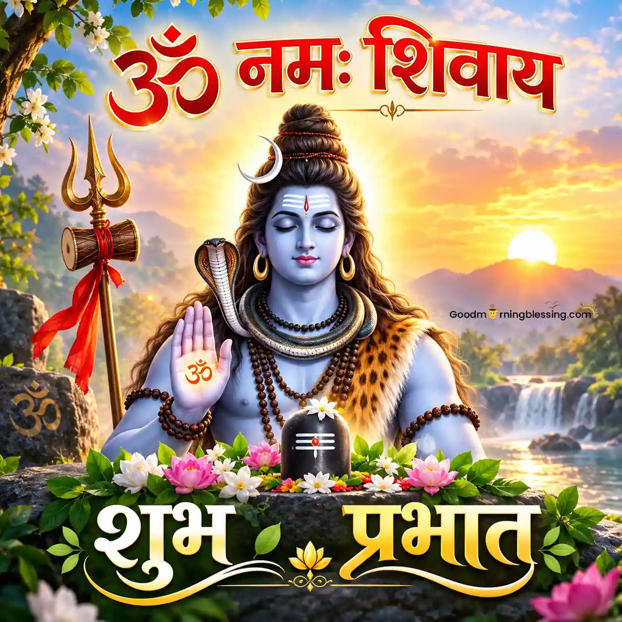 Om Namah Good Morning Monday Shiv