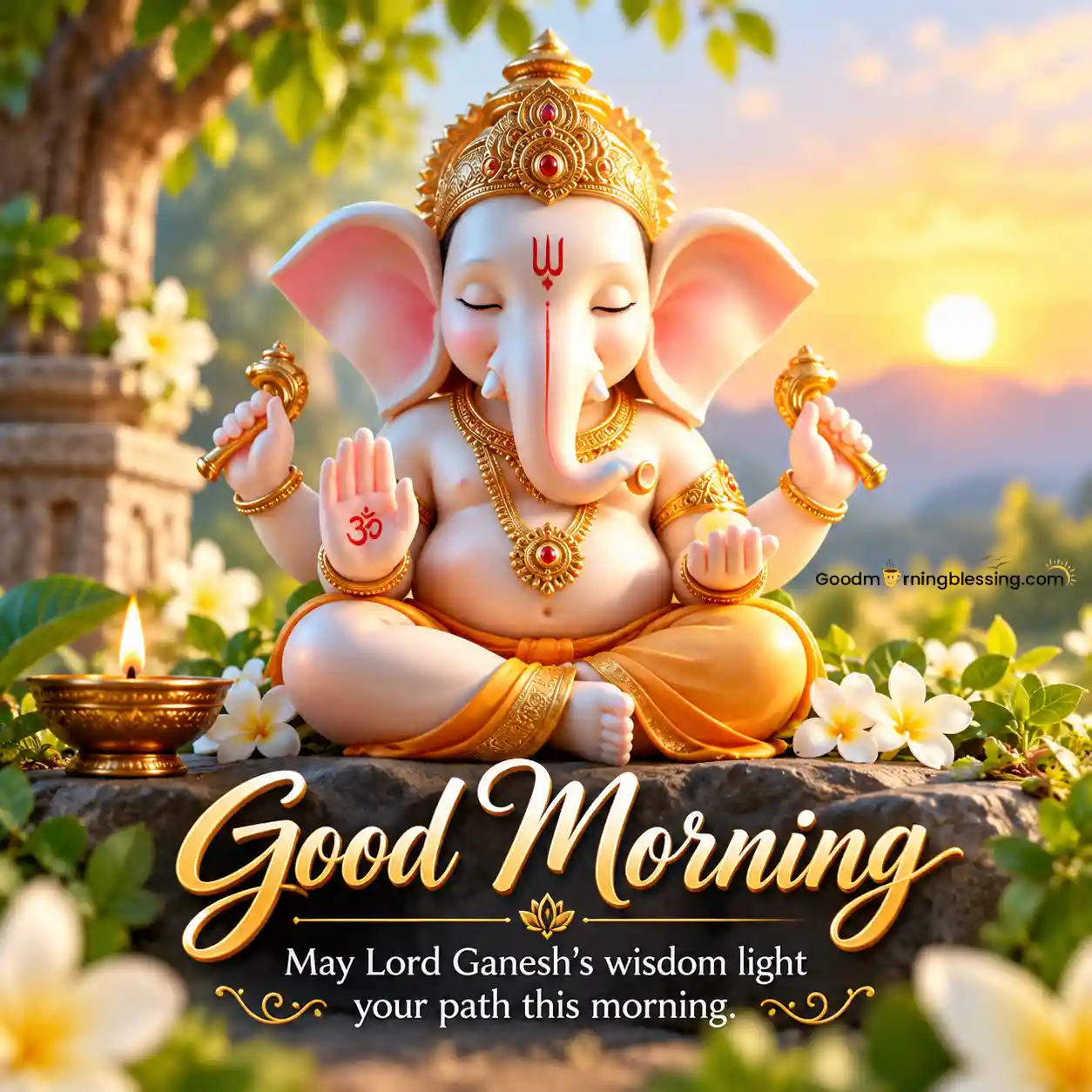 Shree Ganesh Good Morning Images For Whatsapp In English