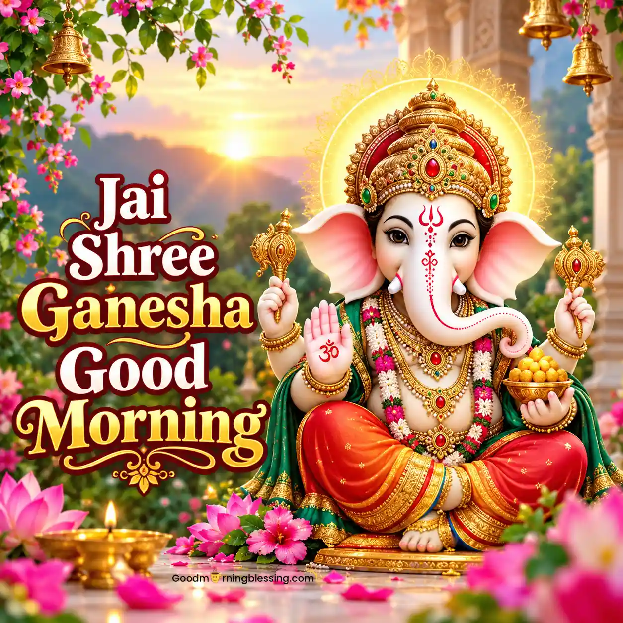 Shree Ganesh Good Morning Images For Whatsapp
