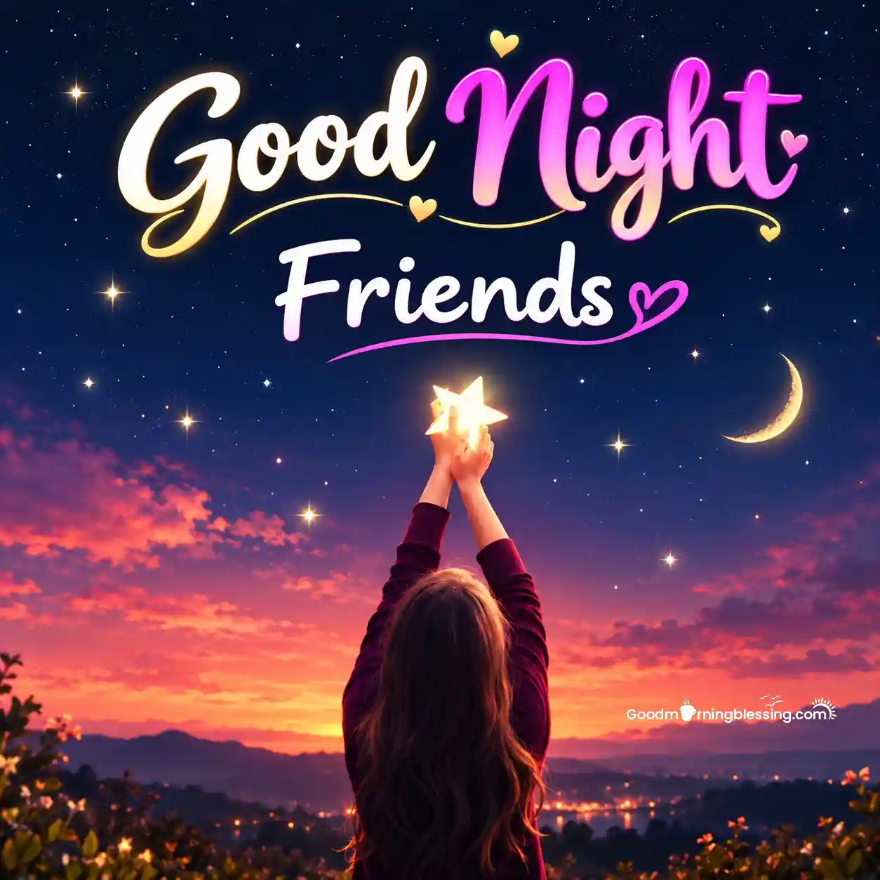 Good Night Friends Pictures
