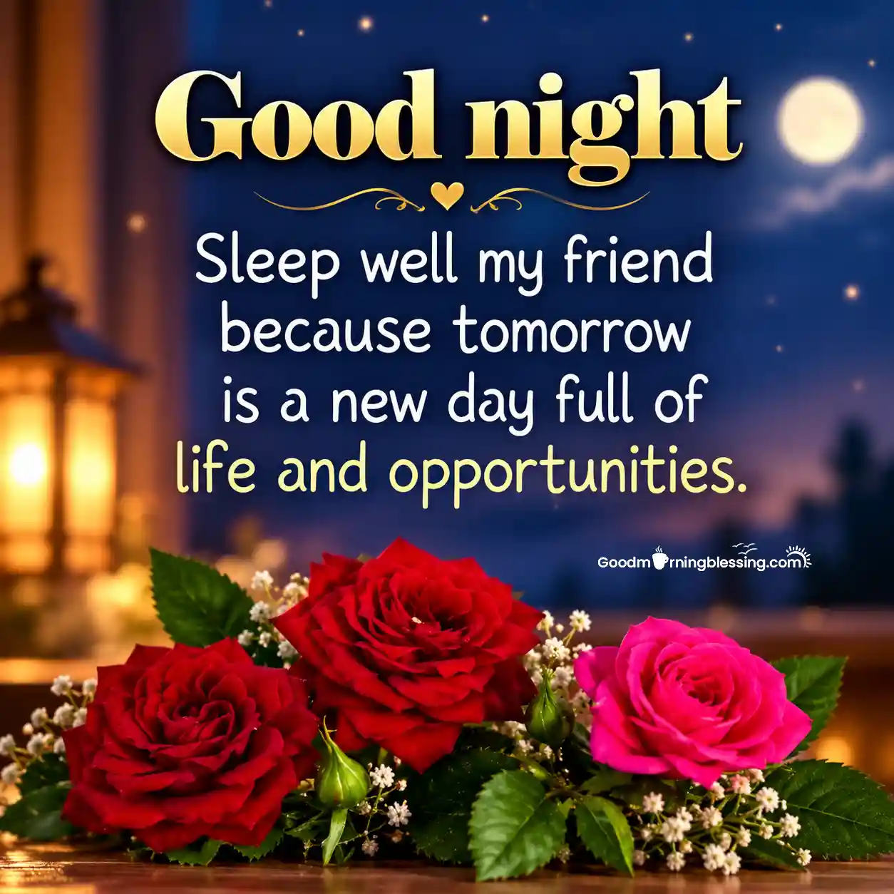 Good Night Friends Wishes Images