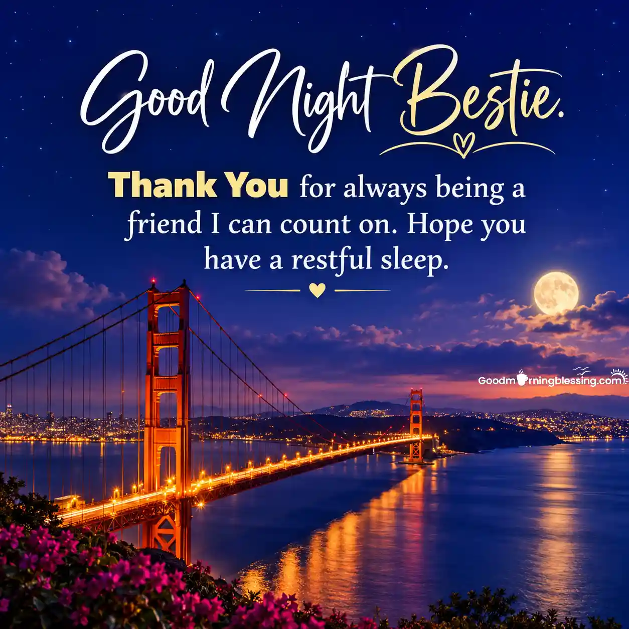 Good Night Friends Image