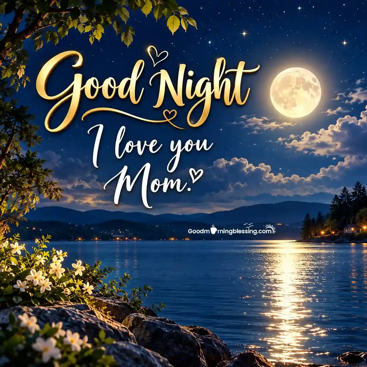 Good Night Mom Sleep Tight And Sweet Dreams Image