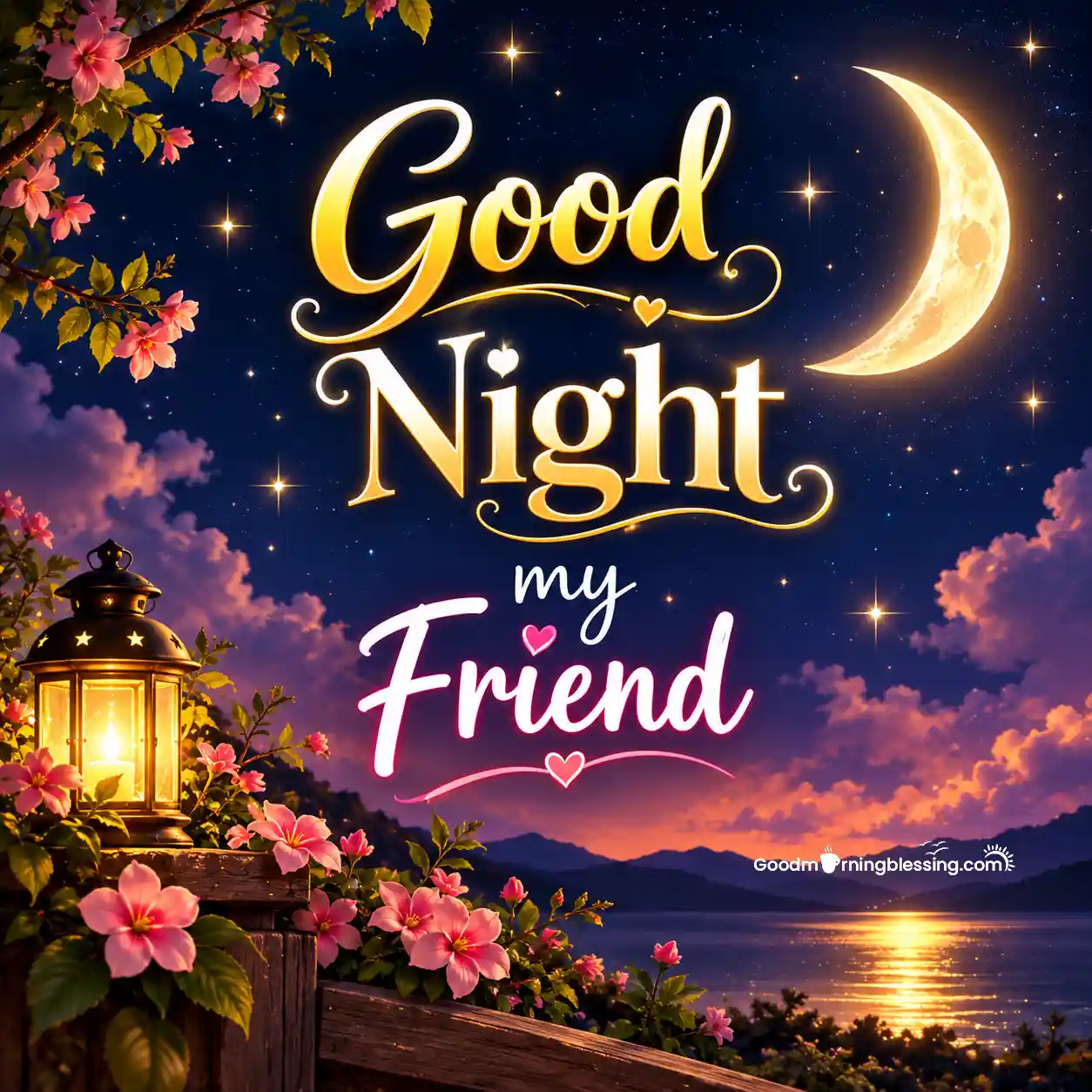 Good Night Message For Friends , Sweet Good Night