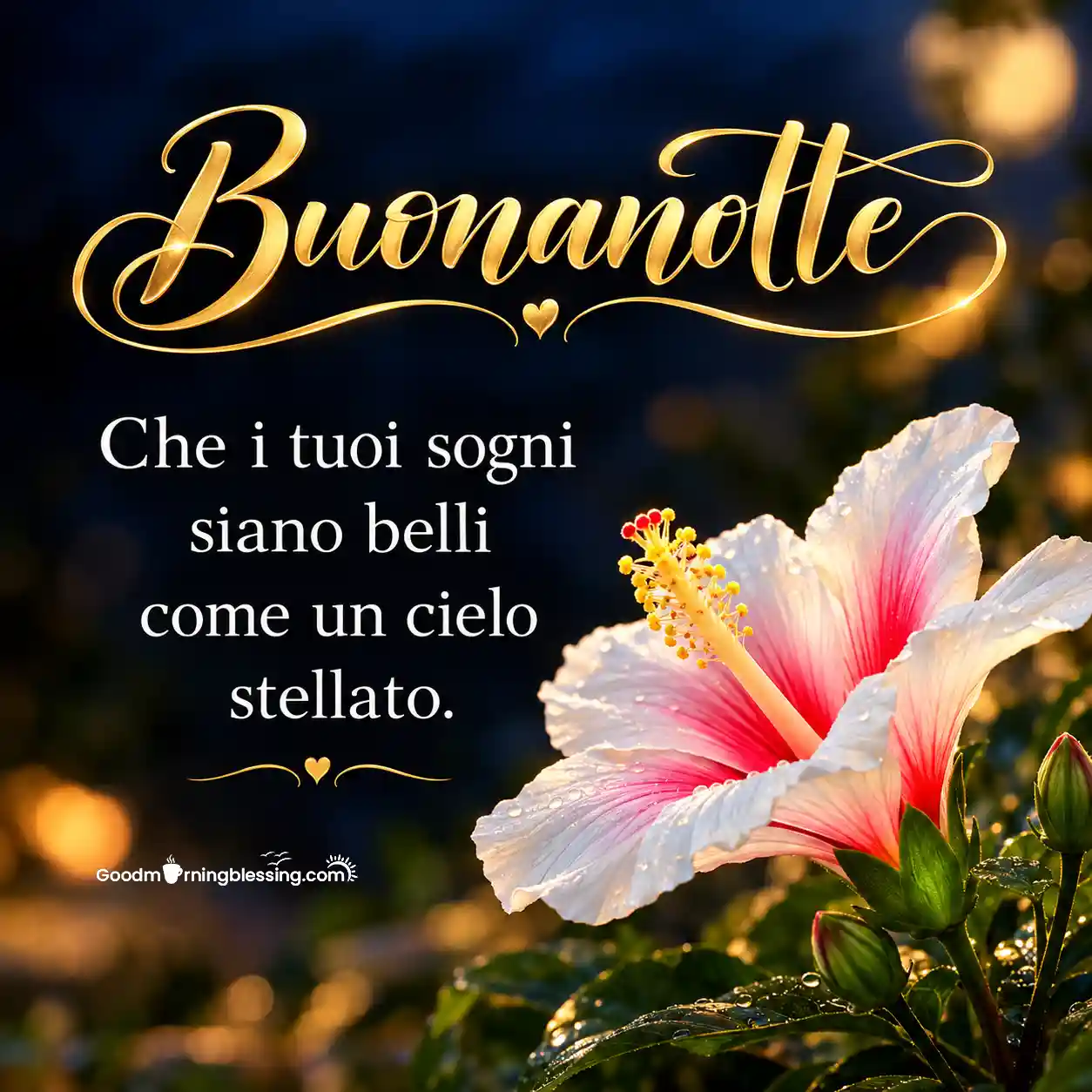 Sleep Well Good Night Beautiful Italian Picture