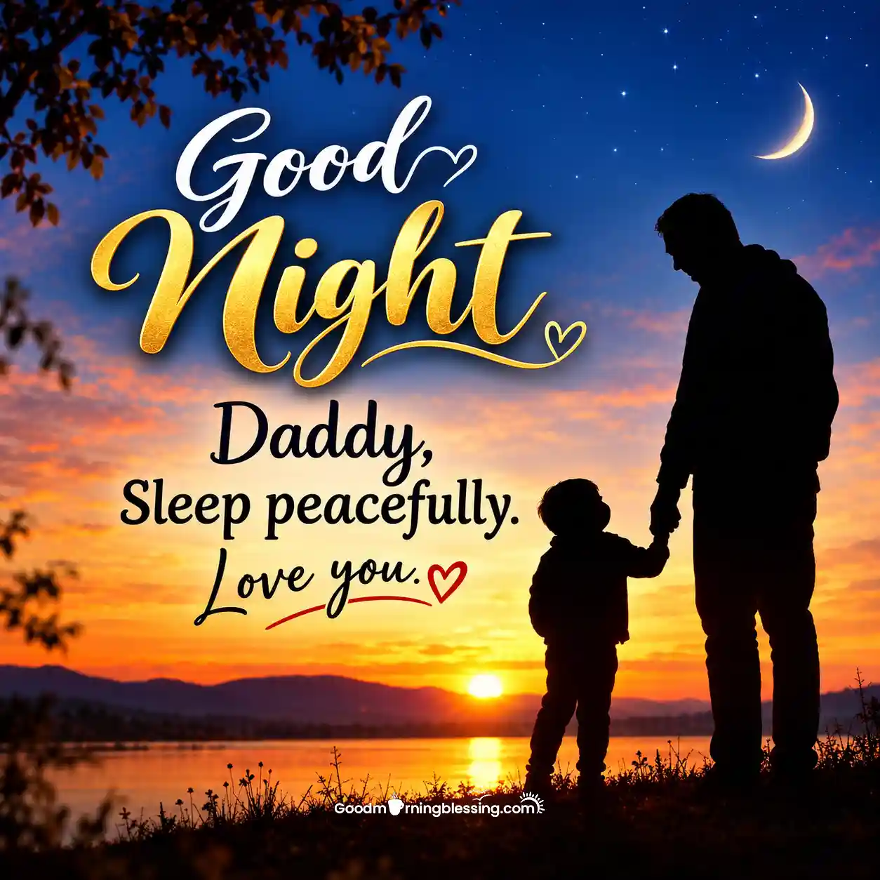 Good Night Dad Wishes From Daughter