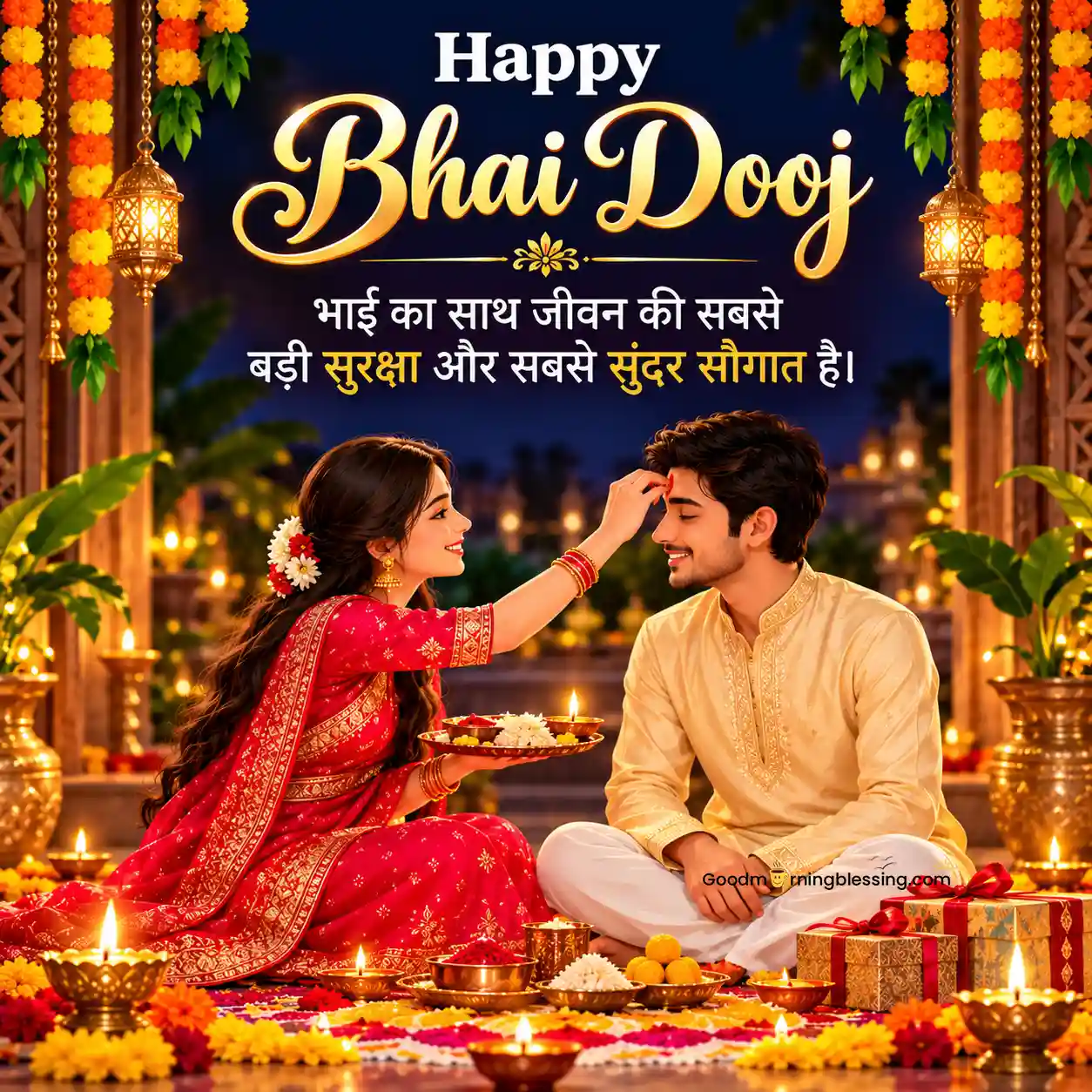 Happy Bhai Dooj Wishes In English